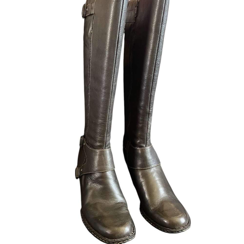 Born Women’s Brown Leather Riding Boots – Size 8 / 39 – NWT